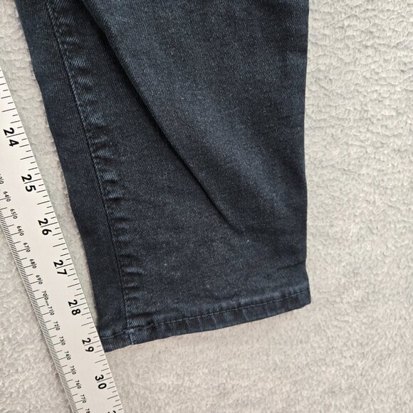 True Religion Women Jeans 32 Black Casey‎ Super Skinny Low Rise Studded Pockets - Picture 4 of 15